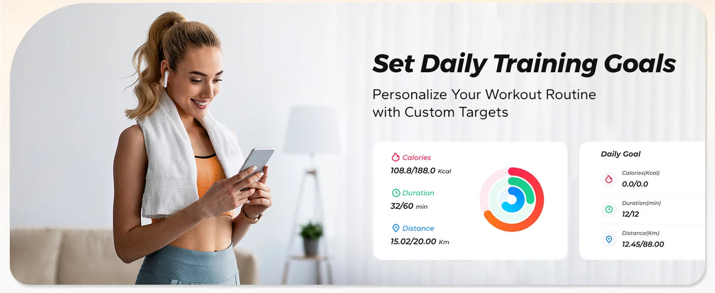 Stationary Exercise Bike – Quiet Indoor Cycling Bike with Brake Pad Resistance, App Connectivity, and 300lb Capacity