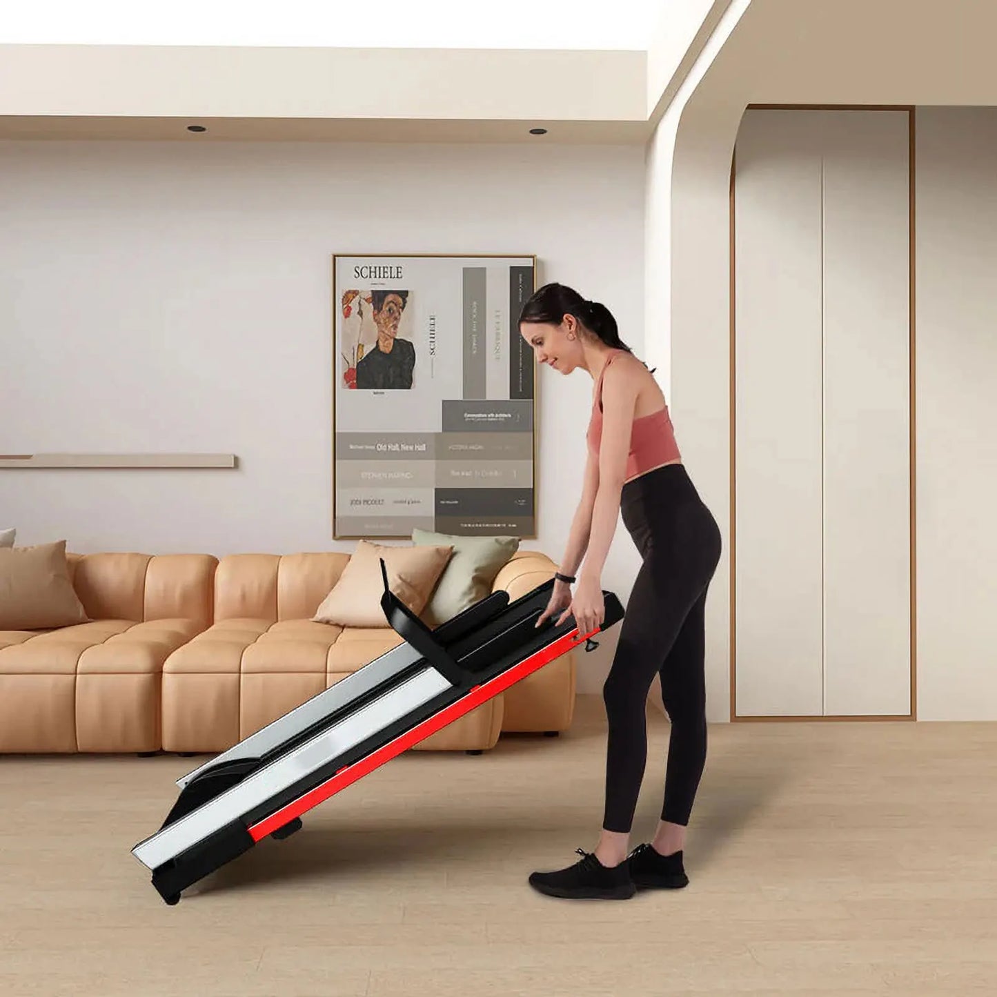 3.0HP Foldable Electric Treadmill with APP Monitoring, Remote Control & 7.5MPH Speed – 300 lbs Capacity