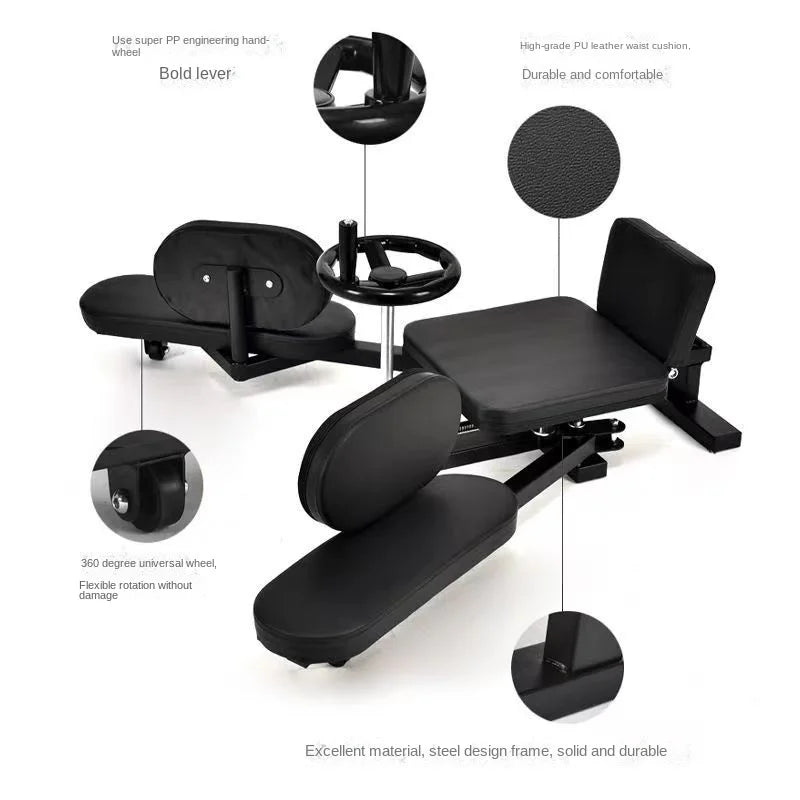 Leg Stretching Machine – Splits Trainer & Flexibility Equipment for Yoga, Dance, Martial Arts & Fitness (550 lbs Capacity)