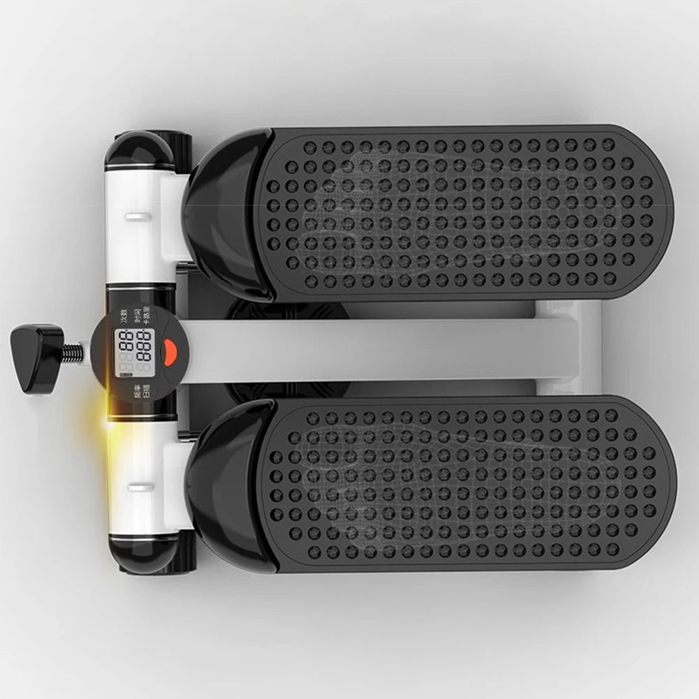 Mini Twist Stepper – Compact Pedal Stepper with Resistance Bands, LED Display, and 120kg Capacity