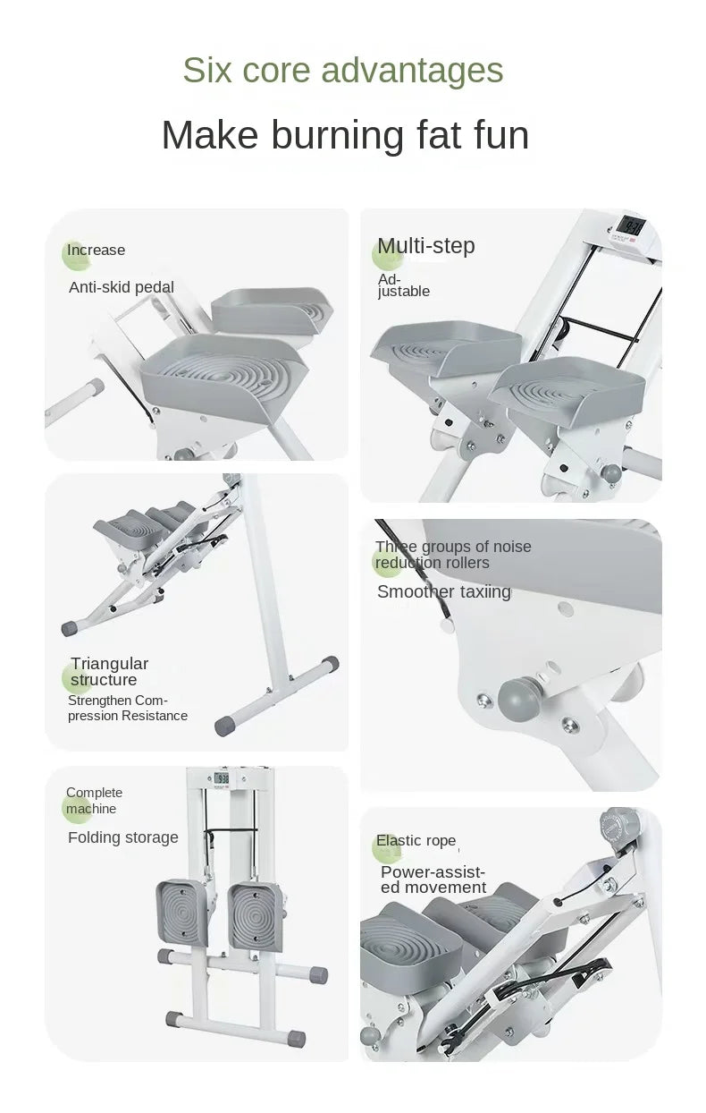 Multi-Functional Vertical Climber – Compact Home Mountaineering Cardio & Fat-Burning Trainer