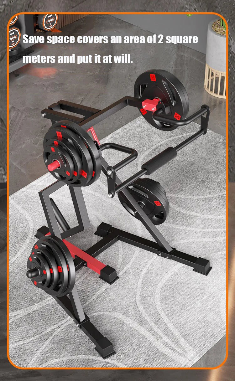 Hack Squat Machine – Heavy-Duty Commercial & Home Squatting Machine with 12-Level Adjustment, 440 lbs Capacity