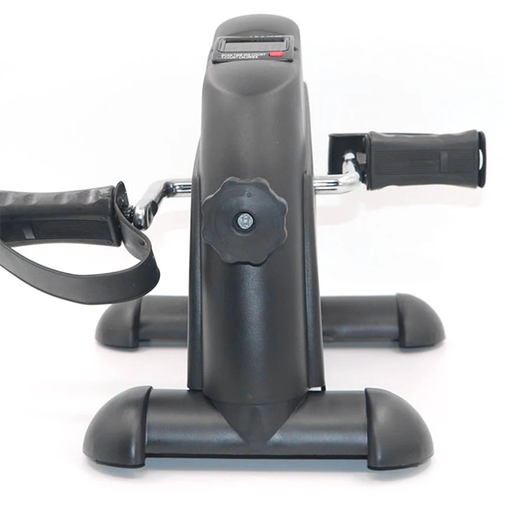 Mini Exercise Bike – Under Desk Pedal Exerciser for Arms & Legs, Adjustable Resistance, Foldable Compact Design
