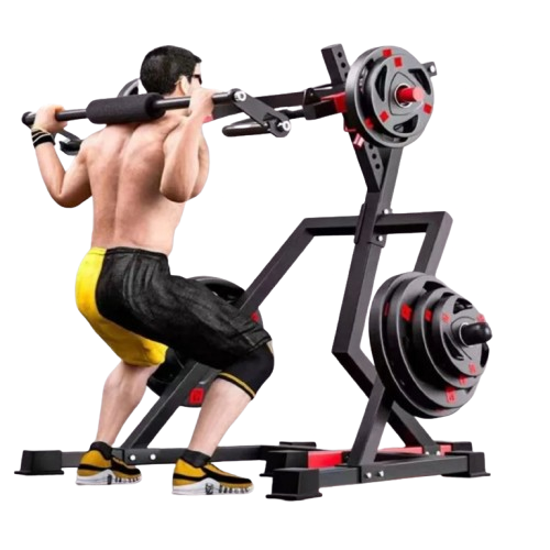 Hack Squat Machine – Heavy-Duty Commercial & Home Squatting Machine with 12-Level Adjustment, 440 lbs Capacity