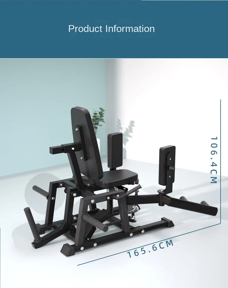 Hip Abduction & Adduction Machine – Inner & Outer Thigh Strength Trainer, 660 lbs Capacity