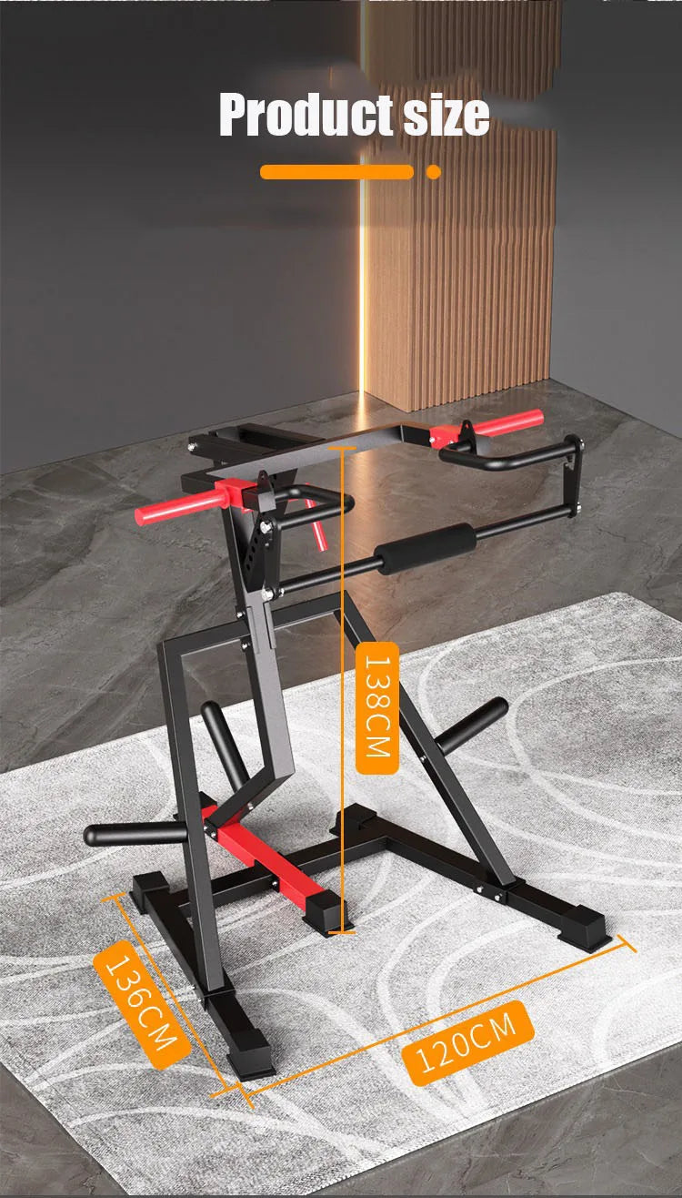 Hack Squat Machine – Heavy-Duty Commercial & Home Squatting Machine with 12-Level Adjustment, 440 lbs Capacity