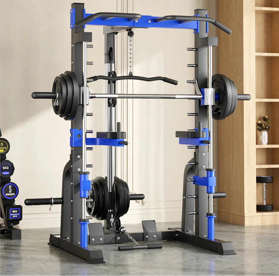 Smith Machine with Squat Rack – Multi-Functional Home Gym Power Station, 660 lbs Capacity