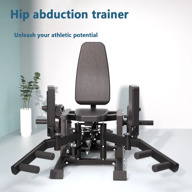 Hip Abduction & Adduction Machine – Inner & Outer Thigh Strength Trainer, 660 lbs Capacity