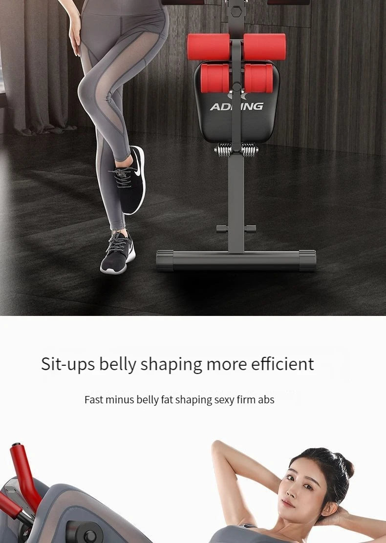 Abdominal Waist Trainer – Foldable Supine Board with LED Monitor, Adjustable Levels, and Multi-Function Design