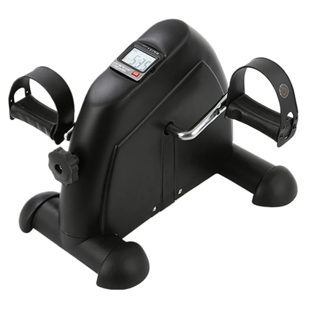Mini Exercise Bike – Under Desk Pedal Exerciser for Arms & Legs, Adjustable Resistance, Foldable Compact Design