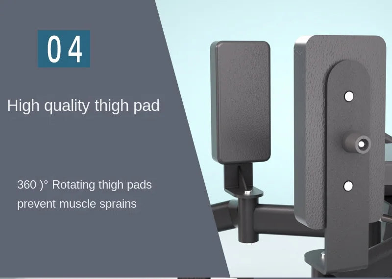 Hip Abduction & Adduction Machine – Inner & Outer Thigh Strength Trainer, 660 lbs Capacity