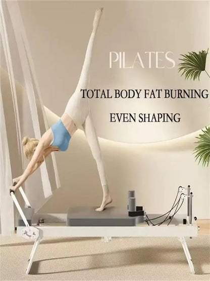 Pilates Core Bed – Stainless Steel Folding Exercise Bed for Home Yoga, Stretching, and Core Training