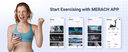 Elliptical Machine – Hyper-Quiet Magnetic Drive with 16 Resistance Levels and App Integration for Home Workouts