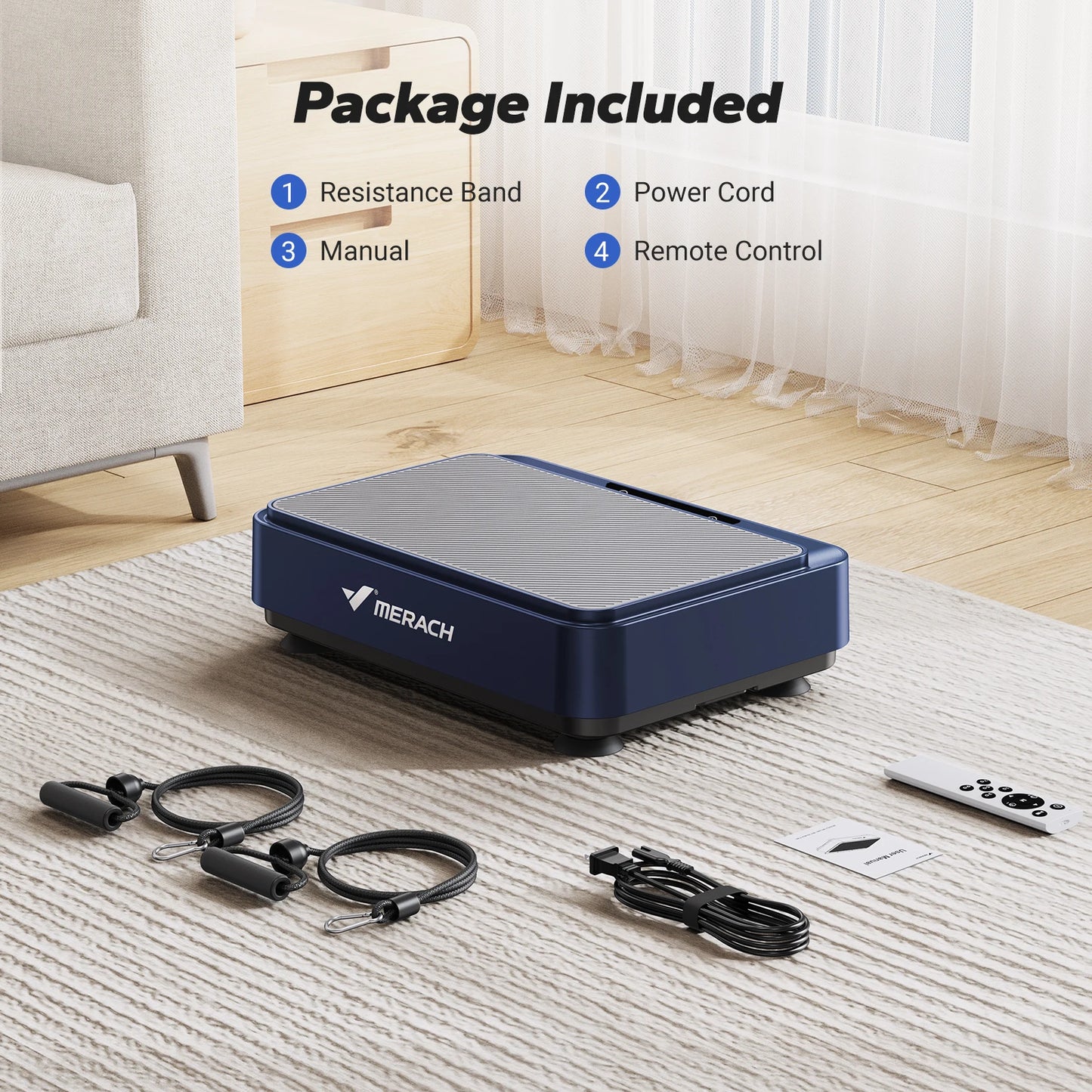 Vibration Plate Exercise Machine – Lymphatic Drainage, Pain Relief & Fat Burning Platform with Remote Control
