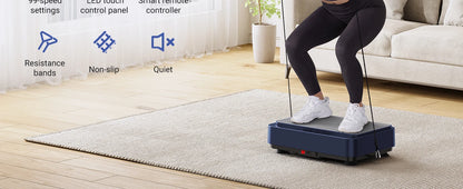 Vibration Plate Exercise Machine – Lymphatic Drainage, Pain Relief & Fat Burning Platform with Remote Control