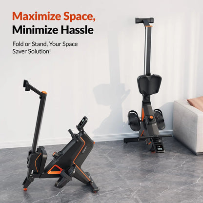 Magnetic Rowing Machine – UTRYUP R05/R10 with 16 Resistance Levels, Bluetooth App, and Quiet Foldable Design