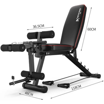 Multi-Functional Dumbbell Stool – Adjustable Weightlifting Bench & Sit-Up Board for Home Gym