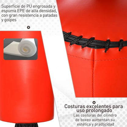 Freestanding Punching Bag with Rotating Bar – Adjustable Height Boxing Trainer for Reflex, Agility, and Precision