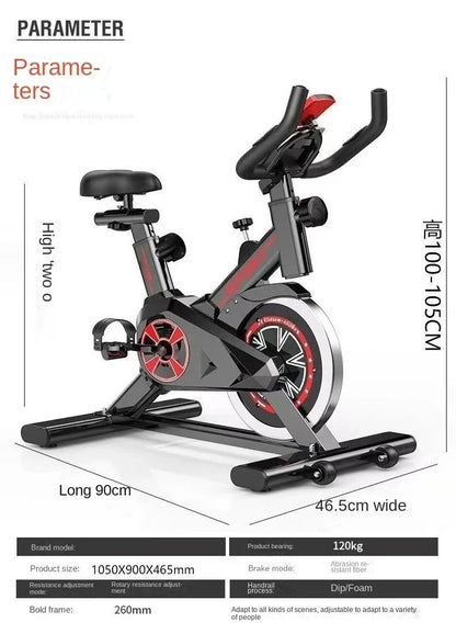 Silent Smart Power Bike – Indoor Exercise Bike for Weight Loss and Home Fitness