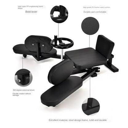 Leg Stretching Machine – Splits Trainer & Flexibility Equipment for Yoga, Dance, Martial Arts & Fitness (550 lbs Capacity)