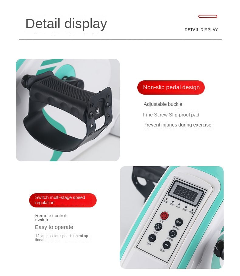 Electric Rehabilitation Stepper – Limb Therapy Pedal Machine for Elderly, Stroke Recovery, and Home Rehab Training