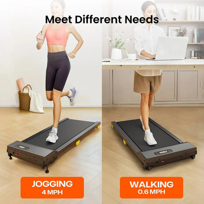 Walking Pad Treadmill – Compact Under-Desk Treadmill with 9% Incline, LED Display & Remote Control