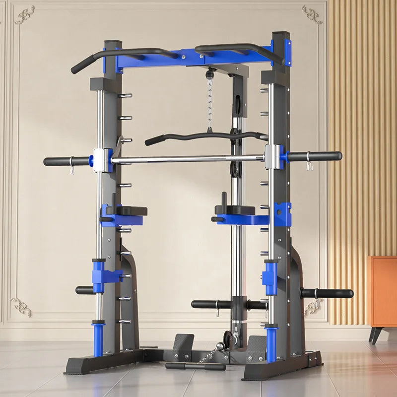 Smith Machine with Squat Rack – Multi-Functional Home Gym Power Station, 660 lbs Capacity