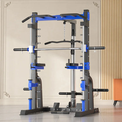 Smith Machine with Squat Rack – Multi-Functional Home Gym Power Station, 660 lbs Capacity