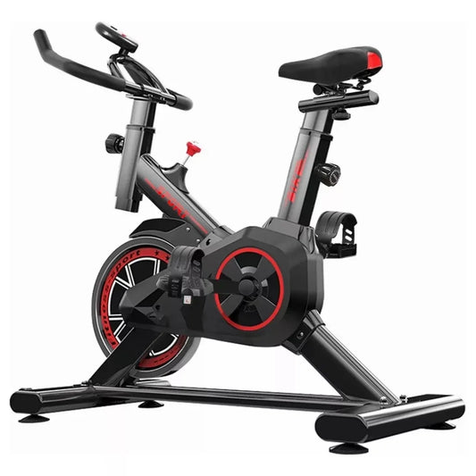 Professional Spinning Exercise Bike – Ergometric Indoor Fitness Bicycle with Adjustable Resistance & LCD Monitor (265 lbs Capacity)