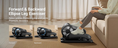 Mini Elliptical Cross Trainer – Compact Under-Desk Cardio Machine for Home and Office