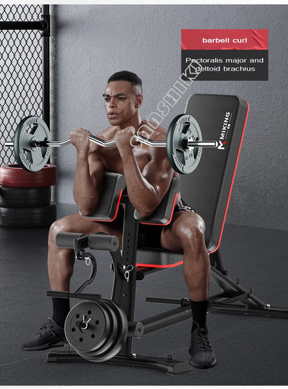 Multi-Function Weightlifting Bench – Adjustable Fitness Bench for Dumbbell Training, Roman Chair, and Core Workouts