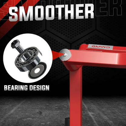 Chest Press Machine with Adjustable Bench – 450lb Capacity, Independent Arms, Space-Saving Design