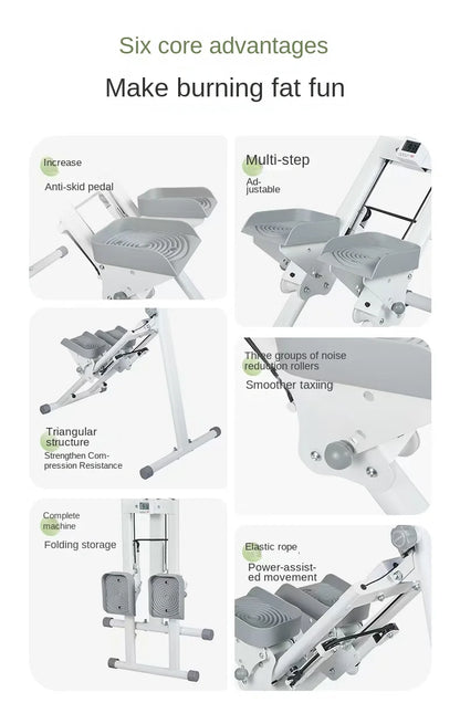 Multi-Functional Vertical Climber – Compact Home Mountaineering Cardio & Fat-Burning Trainer