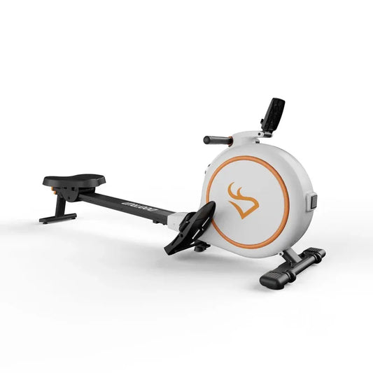 Smart Rowing Machine with 32 Magnetic Resistance Levels – Bluetooth Fitness Rower with LED Monitor & Tablet Holder (300 lbs Capacity)