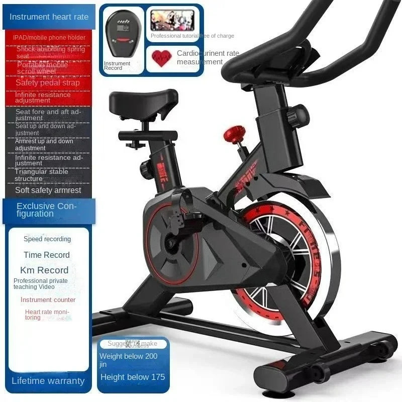 Silent Smart Power Bike – Indoor Exercise Bike for Weight Loss and Home Fitness