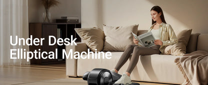 Mini Elliptical Cross Trainer – Compact Under-Desk Cardio Machine for Home and Office
