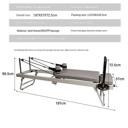 Pilates Core Bed – Multi-Functional Full-Body Trainer for Postpartum Recovery, Strength, and Flexibility