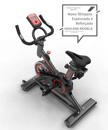 Professional Spinning Exercise Bike – Ergometric Indoor Fitness Bicycle with Adjustable Resistance & LCD Monitor (265 lbs Capacity)