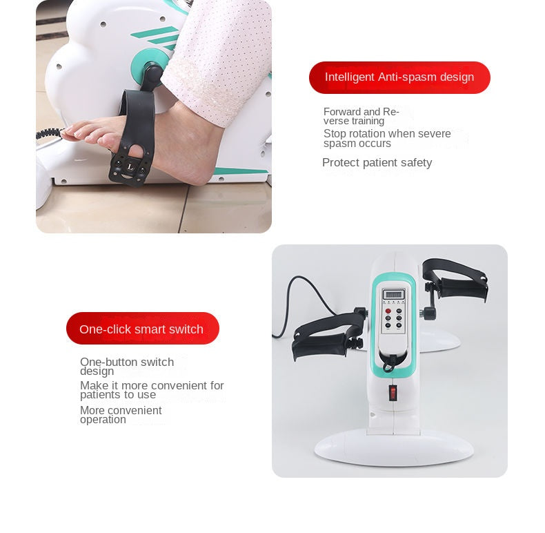 Electric Rehabilitation Stepper – Limb Therapy Pedal Machine for Elderly, Stroke Recovery, and Home Rehab Training