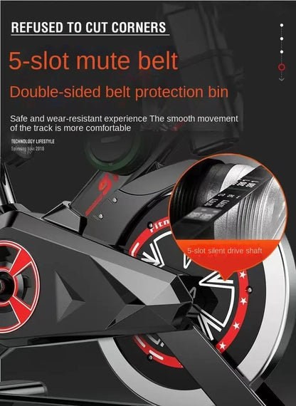 Silent Smart Power Bike – Indoor Exercise Bike for Weight Loss and Home Fitness