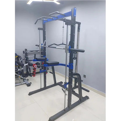 Smith Machine with Squat Rack – Multi-Functional Home Gym Power Station, 660 lbs Capacity