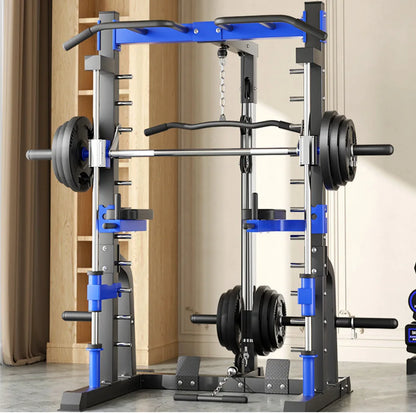 Smith Machine with Squat Rack – Multi-Functional Home Gym Power Station, 660 lbs Capacity