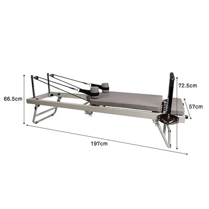 Luxury Pilates Reformer – Professional Studio Core Bed with Non-Slip Design, Adjustable Resistance, and 550lb Capacity