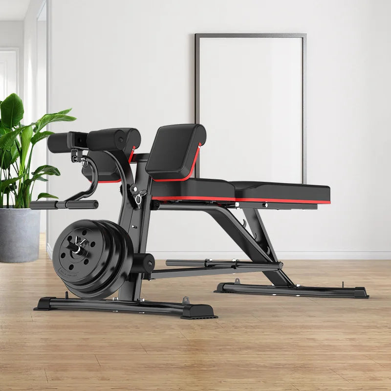 Multi-Function Weightlifting Bench – Adjustable Fitness Bench for Dumbbell Training, Roman Chair, and Core Workouts