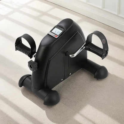 Mini Exercise Bike – Under Desk Pedal Exerciser for Arms & Legs, Adjustable Resistance, Foldable Compact Design