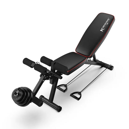 Multi-Functional Dumbbell Stool – Adjustable Weightlifting Bench & Sit-Up Board for Home Gym