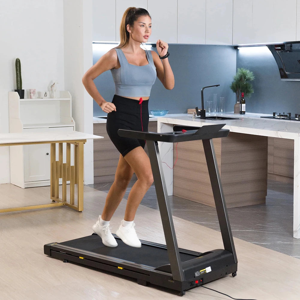 3.0HP Foldable Electric Treadmill with APP Monitoring, Remote Control & 7.5MPH Speed – 300 lbs Capacity