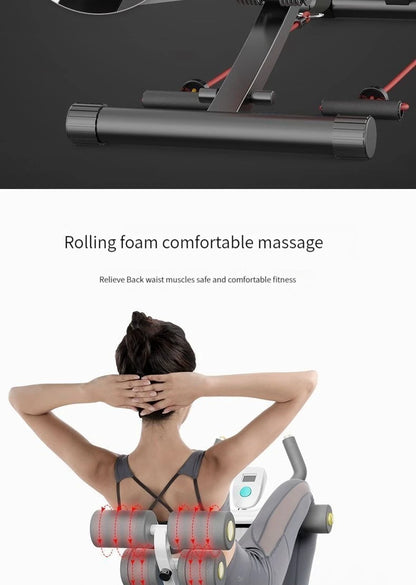Abdominal Waist Trainer – Foldable Supine Board with LED Monitor, Adjustable Levels, and Multi-Function Design