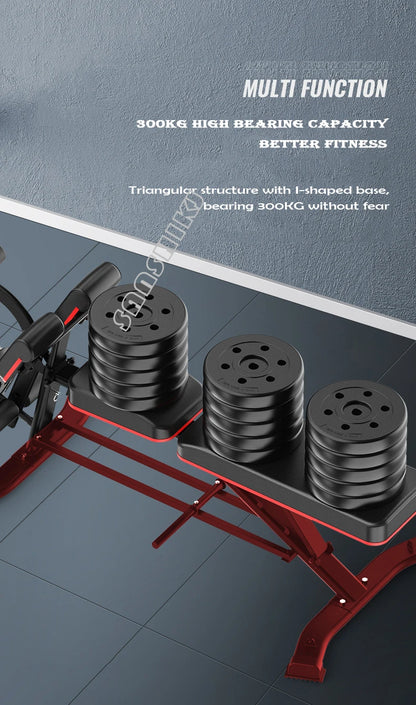 Multi-Function Weightlifting Bench – Adjustable Fitness Bench for Dumbbell Training, Roman Chair, and Core Workouts