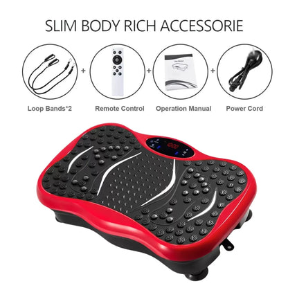Vibration Plate Exercise Machine – Full Body Workout Platform for Weight Loss & Lymphatic Drainage, 400 lbs Capacity